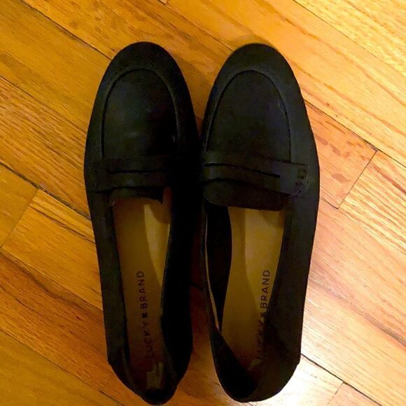 Lucky Brand Shoes - Lucky Brand black leather slip on loafers 8.5
